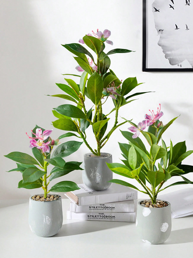 Rubber Plant Ficus - 21-40 سنتيمتر نباتات الأزالياس الاصطناعية شجرة