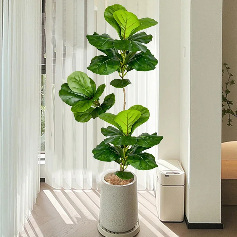 Rubber Plant Ficus - شجرة تين صناعية كبيرة بطول 2-4.9