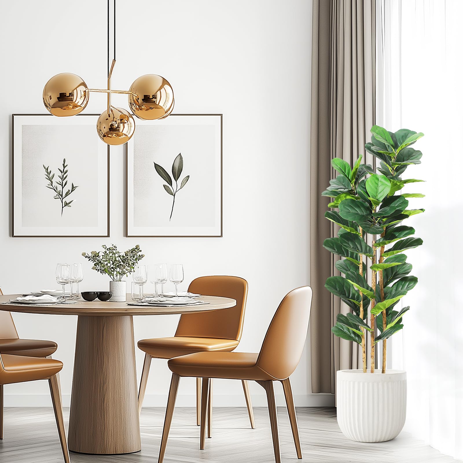 شجرة تين صناعية بارتفاع 5/6/7  - مراجعة Rubber Plant Ficus وسعره