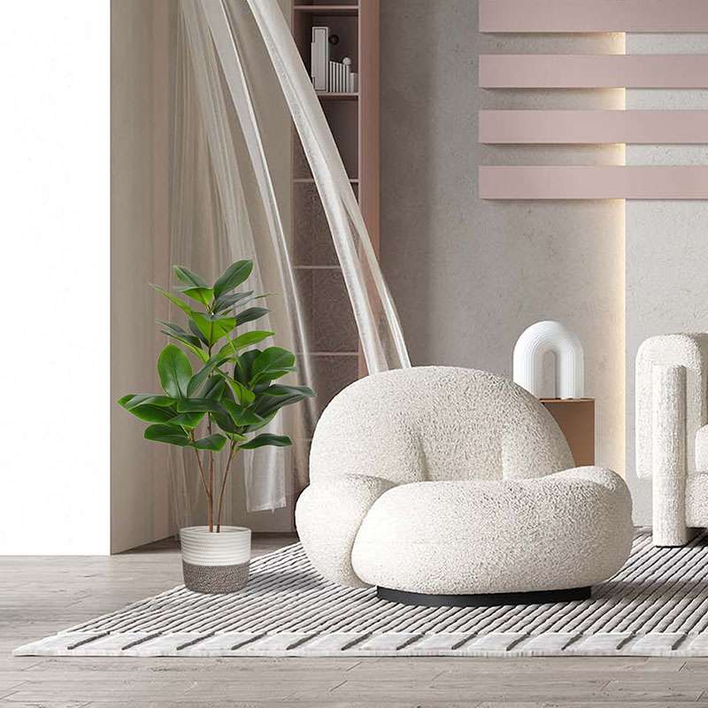 كبيرة وهمية النباتات بانيان ال - مراجعة Rubber Plant Ficus وسعره