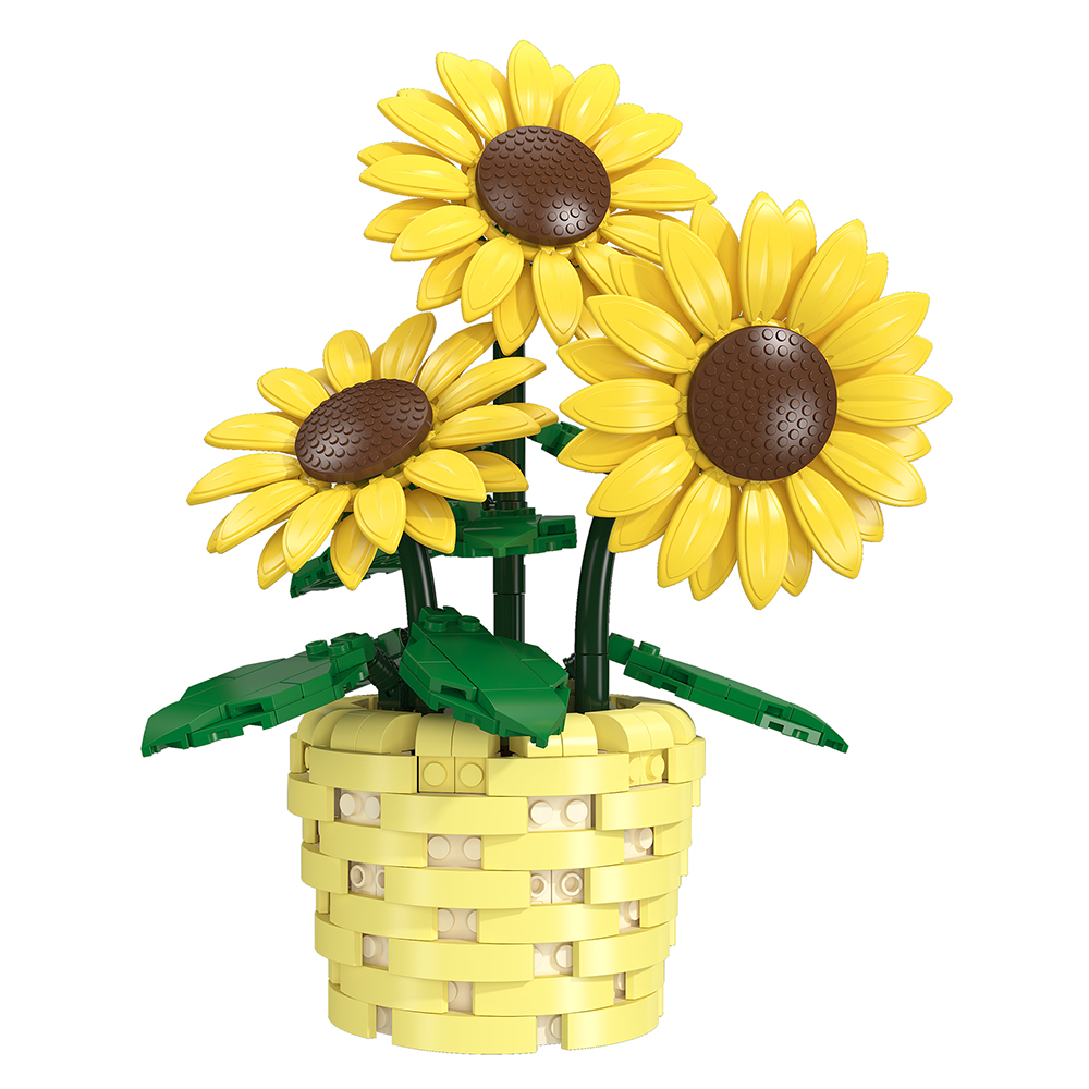 مكعبات بناء نبات دوار الشمس في - مراجعة Plant Parent Pot وسعره