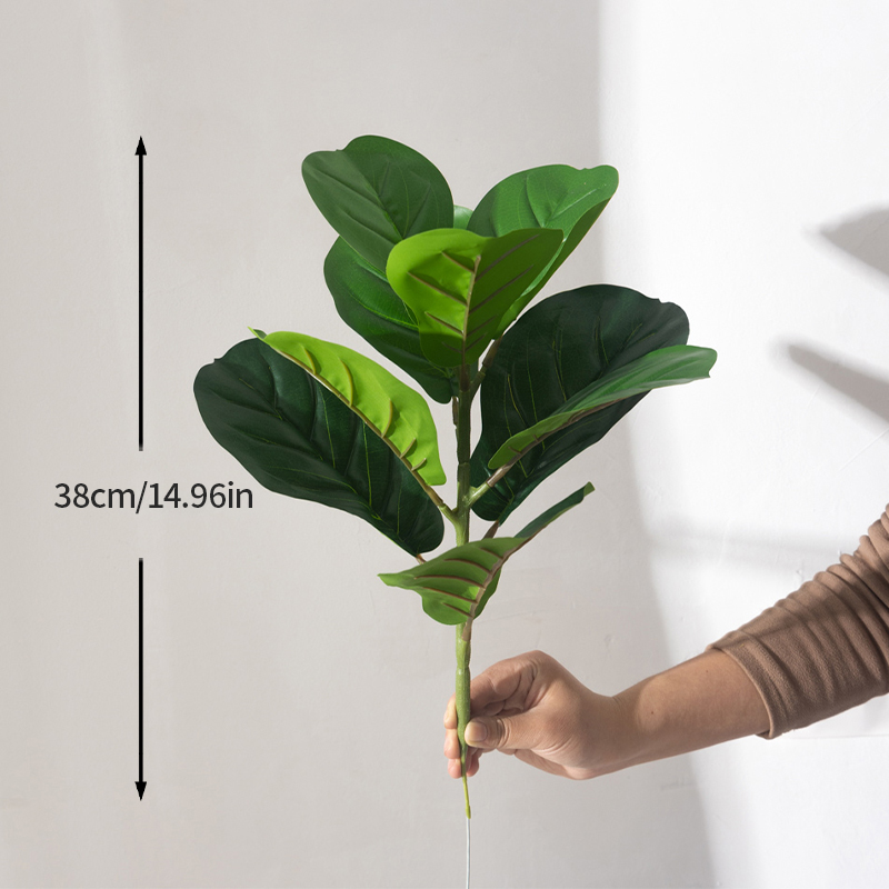 38 سنتيمتر شجرة اللبخ وهمية ال - مراجعة Rubber Plant Ficus وسعره